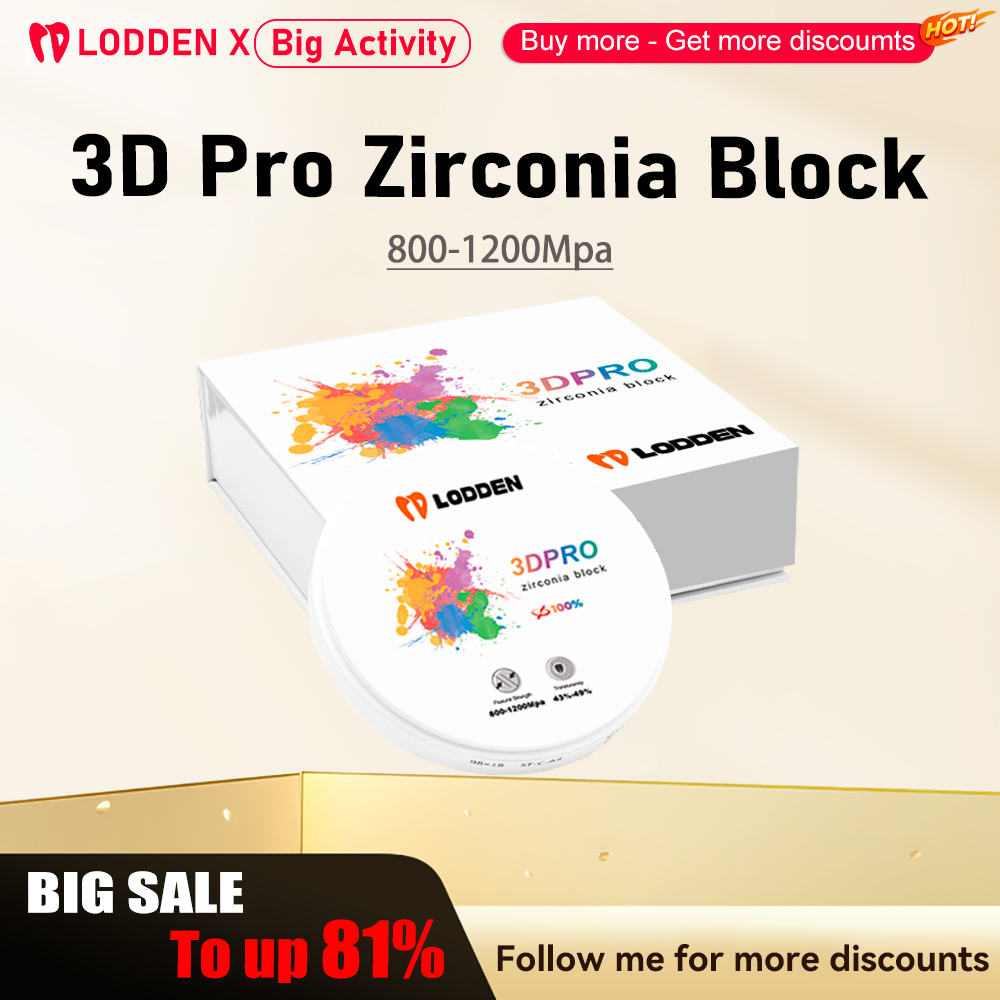 3D Printing Lego - Blocco di zirconio dentale 3D PRO