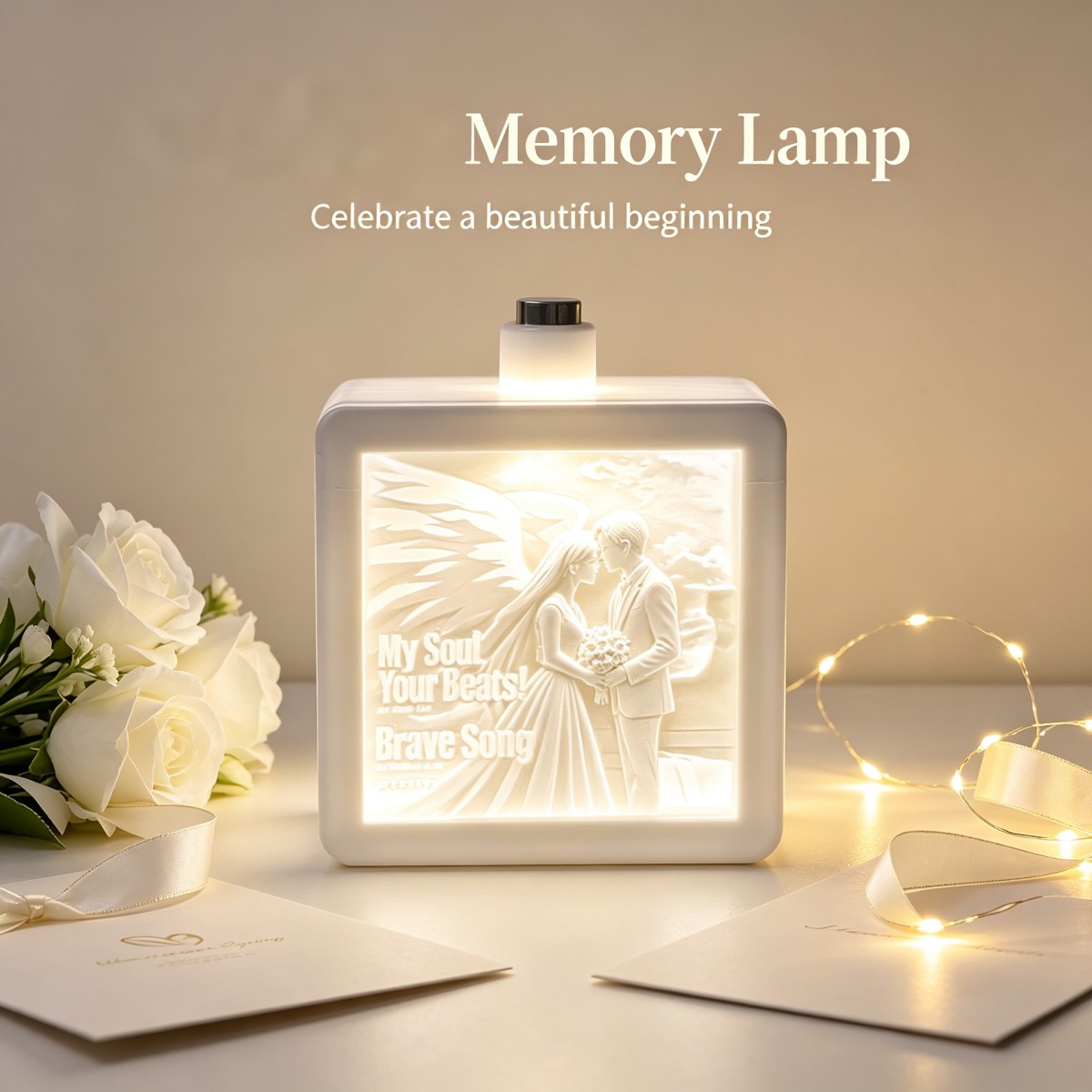 3D Printing Custom - Lampada da Notte LED Personalizzata con