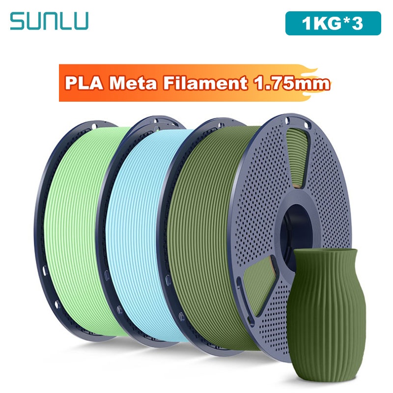 Pla Filament 1.75Mm - SUNLU 3KG PLA Meta Filamento per