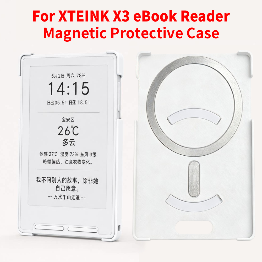 3D Printing Ebook - Custodia Protettiva Magnetica per E-Reader XTEINK
