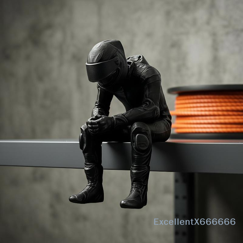 3D Printing Office Setup - Statuetta Creativa Stampata in 3D in