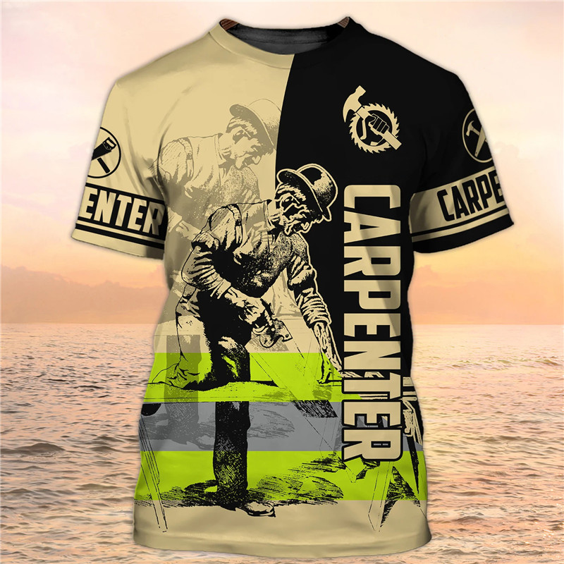 3D Printing Operator - T-shirt da Uomo con Grafica Macchinari