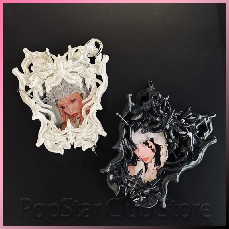 3D Printing Card - Porta Fotocard Punk con Farfalla Liquida