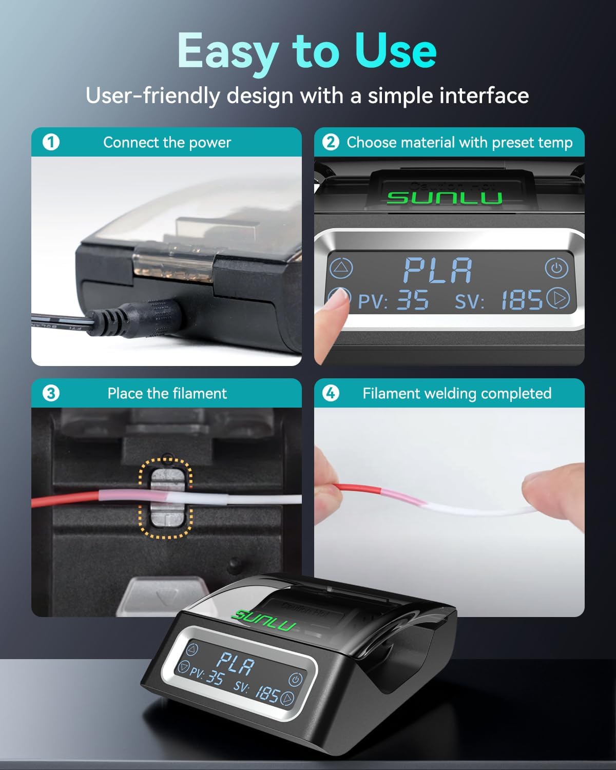 Connettore per Filamento SUNLU - Abs Filament Spool recensione e prezzo