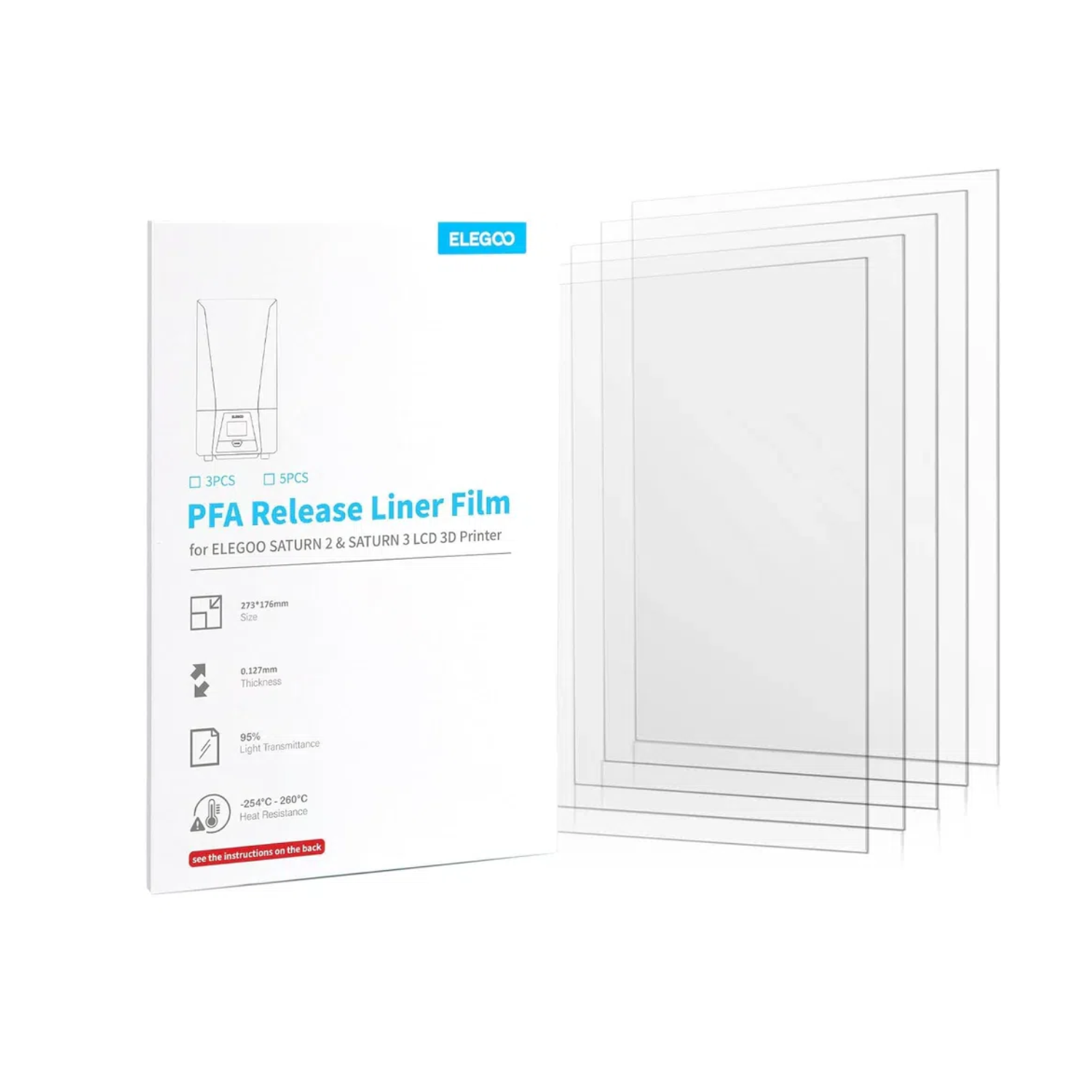 Pellicola per ELEGOO PFA Pelli - 3D Printing Elegoo recensione e prezzo