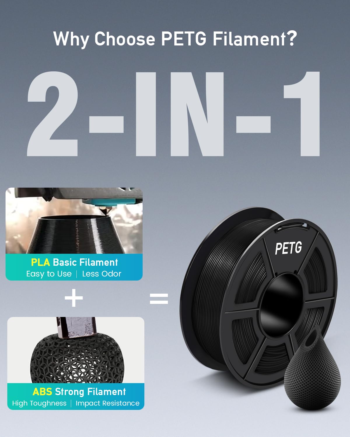 SUNLU 3KG Filamento 3D PLA/PLA - Abs Filament Spool recensione e prezzo