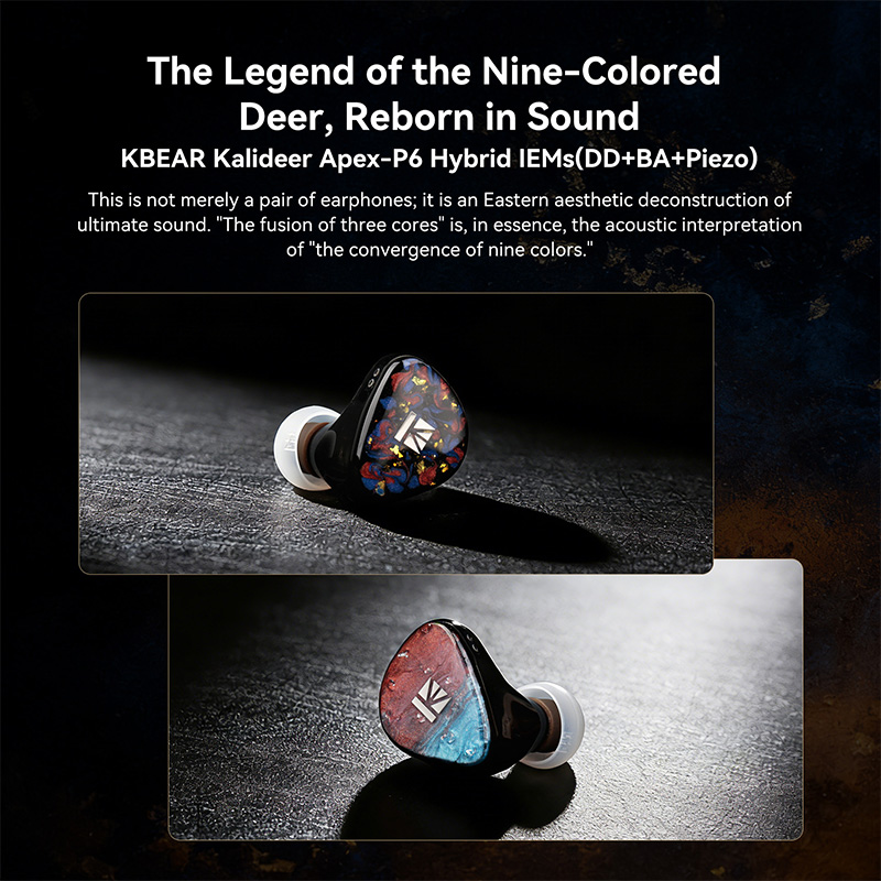 KBEAR Kalideer Apex P6 IEMs co - 3D Printing Office Setup recensione e prezzo